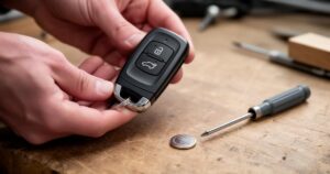 Changement de votre pile de cle Renault Clio 2 : technique et remise en etat avec procédure de réinitialisation